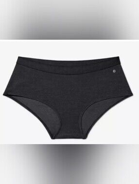 XXL Women's Shortie Underwear Allbirds True Black Mid Rise